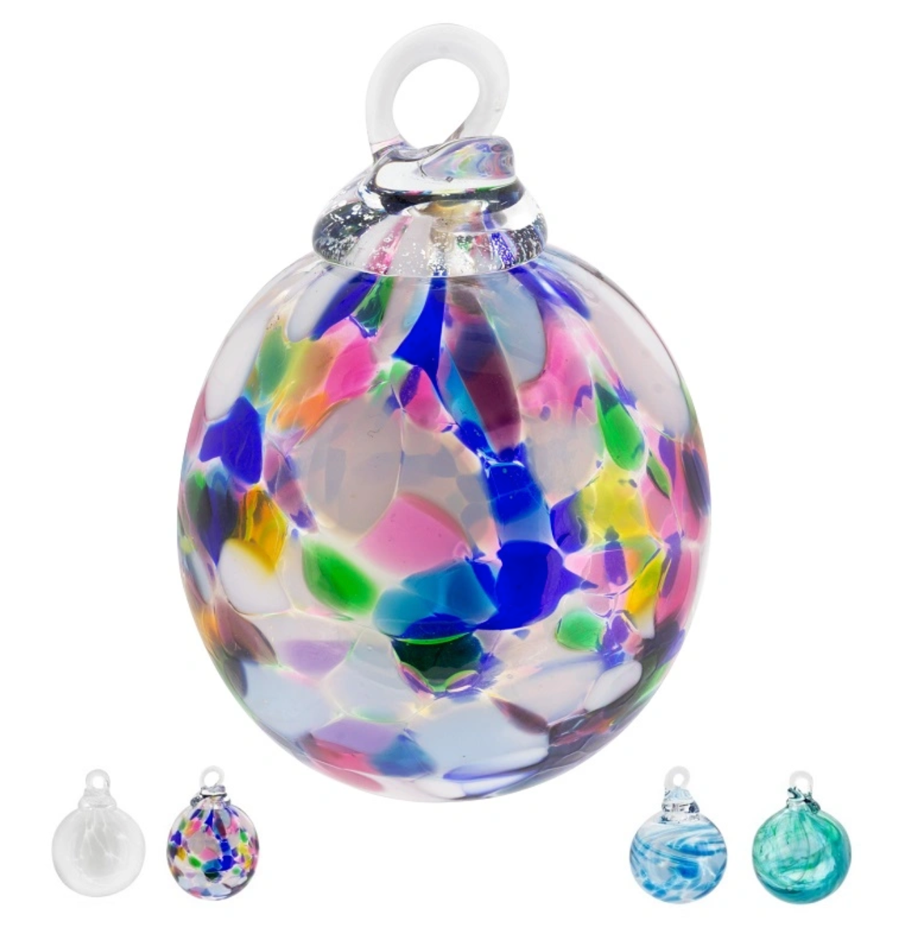 Bath Aqua Glass Christmas Information